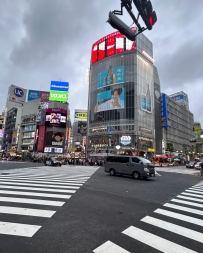 十字路口的人潮，交織著每個人的故事與夢想